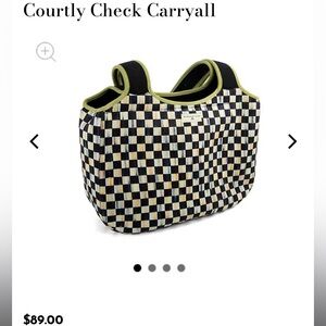 Mackenzie-Childs Courtly Check Caryall